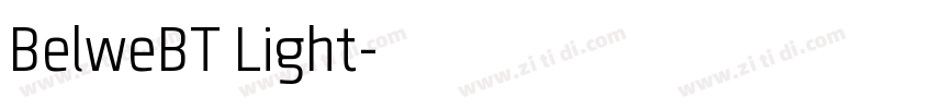 BelweBT Light字体转换